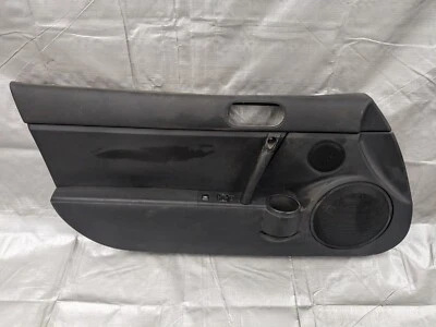 06-08 Mazda MX-5 Panel de tarjeta de puerta del conductor izquierdo negro 6 altavoces NE59-68-45YL-02 #2 Foto 1 de 4