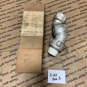 McDonald Swivel Connector For Flammable Liquids 3210-173 New In Box - Picture 1 of 7