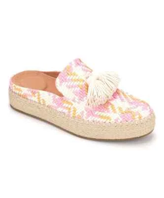 Gentle Souls by Kenneth Cole Women's Pink Rory Espadrille Slide Flats - 7 - Pink - Image 1 of 4