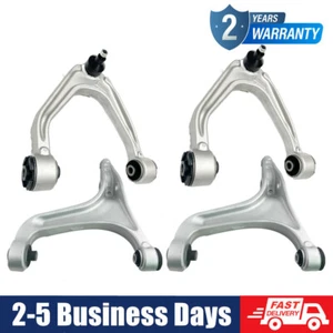 Upper & Lower Front Left Right Control Arms Fit Maserati Quattroporte Ghibli 14- - Picture 1 of 12