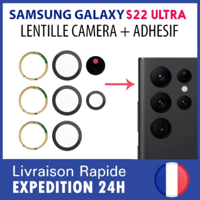 SAMSUNG GALAXY S22 ULTRA vitre lentille camera arrière appareil photo lens verre