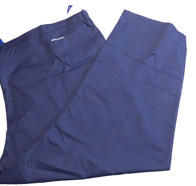 Pantalones cargo Workflow para hombre 4X azules elásticos médicos enfermera médico Foto 1 de 4