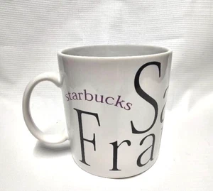 Tazza da collezione vintage Starbucks San Francisco City 1994 viola edizione funivia - Foto 1 di 11