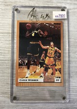 1993 Classic National Convention Chris Webber RC Rookie Promo G