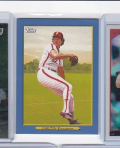 STEVE CARLTON '20 TOPPS-TURKEY RED '20 INSERT BLUE PARALLEL CARD-SERIAL #'D/50 - Picture 1 of 20