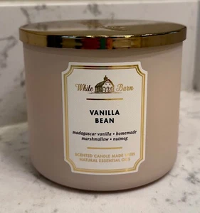 Bath & Body Works White Barn VANILLA BEAN 3-Docht-Kerze, 14,5 Oz. - Bild 1 von 1