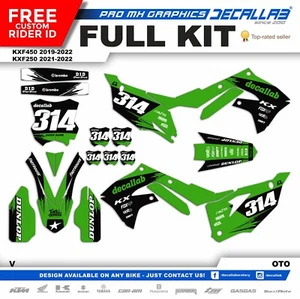 KAWASAKI KXF 250 450 2019 2021 2022 Graphics Decals Stickers Aufkleber Decallab - Bild 1 von 3
