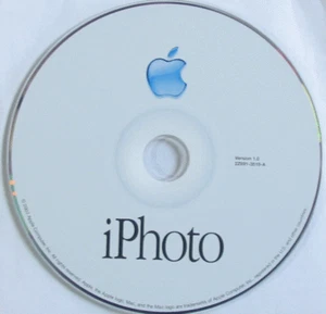 Apple iPhoto version 1.0 install CD Mac 2Z691-3518-A 2002 vintage - Picture 1 of 2