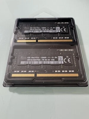 SK Hynix 8GB (2x4GB) 1Rx8 PC3L - 12800 - 11 - 13 - B4 HMT451S6AFR8A - PB NA AA - Immagine 1 di 2