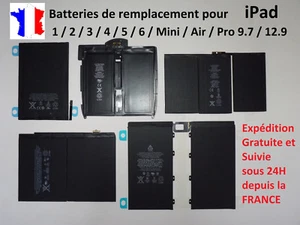 batterie neuve pour iPad 1 / 2 / 3 / 4 / 5 / 6 / Mini / Air / Pro 9.7 / 12.9 - Picture 1 of 13