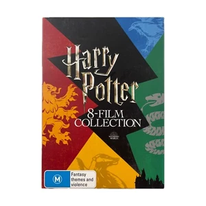 Harry Potter Complete 8 Film Collection DVD 8-Disc Boxset Region 4 Movie Series - Picture 1 of 9