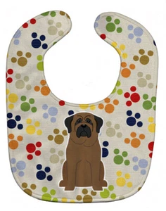 Bullmastiff Paw Prints Design Infant Baby Bib NEW Never Used BB5913BIB - Picture 1 of 1
