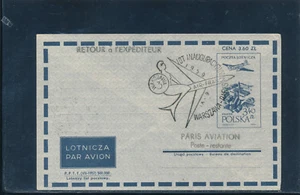 Airmail, 1959 Air France Flight from Warsaw to Paris (FP3) - Picture 1 of 1