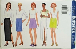 Butterick 5390 Straight Skirt in 3 Lengths Sz 6-10 CUT COMPLETE - CLEARANCE - Picture 1 of 4