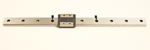 THK 29cm Linear Guide Rail & Block Assembly RSR9WZM 18x7.5mm Rail 36x30mm Block - Bild 1 von 4
