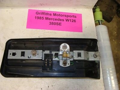 1985 Mercedes Benz 380SE W126 81-85 right passenger inner taillight panel brake - Image 1 of 4