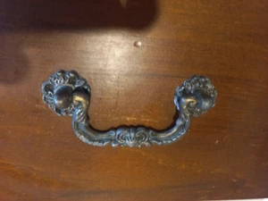 vintage brass cabinet handle- model Taiwan - lot of 7 - Picture 1 of 13