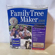 Family Tree Maker 2005 Collector's Edition PC 13 CD 12th Edition build ancestry