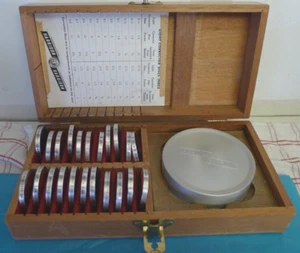 Harrison Duraline Light Correction Disc Filter Set of 22 & Meter +Original Case - Picture 1 of 14