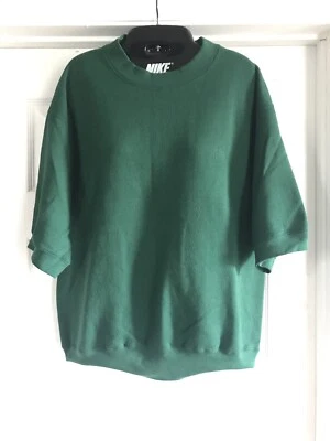 Camisa Olímpica Vintage Manga Corta Verde Cuello Redondo Suéter Talla Mediana Usada en Excelente Condición Foto 1 de 4