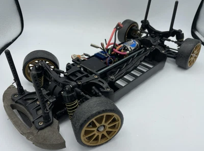 For parts TAMIYA TB-02 chassis with ESC and motor - Image 1 of 4
