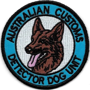 AUSTRALIEN K-9 AUSTRALIA - CUSTOMS Detector Dog ZOLL Abzeichen Hundeführer Patch - Bild 1 von 1