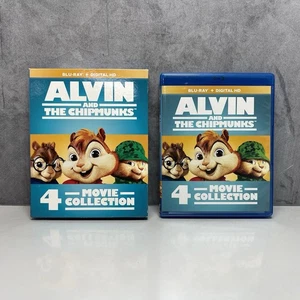 Alvin And The Chipmunks - 4 Movie Collection (Blu Ray, 4-Disc Set) w/Slipcover - Picture 1 of 10