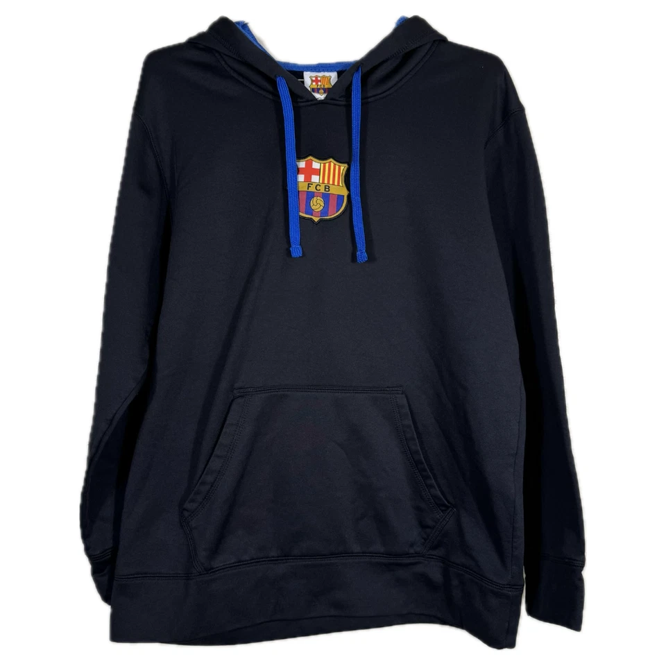 Suéter Foodie FC Barcelona Hombre Mediano Negro Manga Larga Mercancía Oficial  Foto 1 de 4