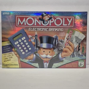 Monopoly elektronisches Banking Familie Brettspiel Parker Brothers *NEU VERSIEGELT - Bild 1 von 7