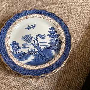 Booths Willow Pattern X 6 Plates 9.5” - Picture 1 of 2
