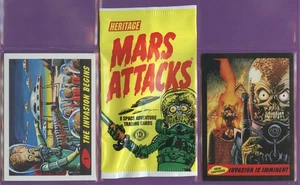 2012: Mars Attacks Heritage:  55 BASE Cards, 9 Deleted Scenes, 15  New Universe - Picture 1 of 2