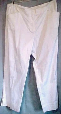 Ladies Size 16P White Pants 16 Petite Cotton & Spandex Summer - Image 1 of 4