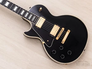 1998 Gibson Les Paul Custom Black Beauty Left Handed, Near-Mint w/ Case - Picture 1 of 22