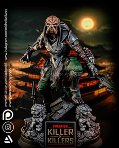 Ronin Predator Sculpture(300mm)/3D Printed/Unpainted/Unassembled/Creative Geek - Picture 1 of 10
