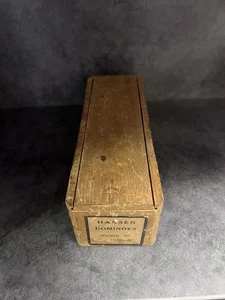 28 dominó marfil vintage de Japón en caja de madera. Hecho por Hansen. - Imagen 1 de 3