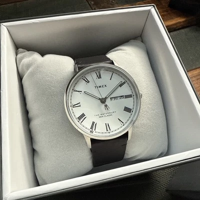 Timex The Waterbury Classic 1854 Roman Numeral Mens Watch 40mm NO RESERVE - image 1 of 4
