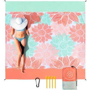Beach Blanket Waterproof Sandproof Extra Large Beach Mat 79" X 83"/120"x108"f... - Picture 1 of 6