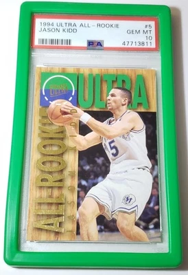 JASON KIDD 1994 ULTRA ALL ROOKIE PSA 10 GEM MINT 💎 LOW POP RARE 🔥 MAVERICKS  - Image 1 of 3