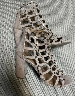 Report Wesley Caged Nude Heels  - Image 1 of 3