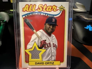 2024 Topps Series 2 1989 Topps Baseball All-Star Relics David Ortiz #89ASR-DO - Foto 1 di 2