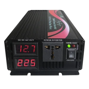 1000W 1500W 2000W Pure Sine Wave Power Inverter 12V 24V 48V DC to 120V 230V AC - Picture 1 of 11