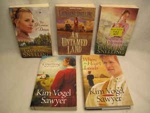 Lot Of 5 Books~Christian~Inspirational~Romance~Historical~L. Snelling~USA WEST - Picture 1 of 14
