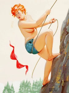 Vintage Pin Up Hilda 11 x 14" Photo Print - Imagen 1 de 1