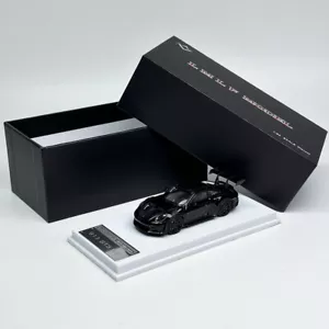 LMLF 1/64 Scale Porsche 911 GT3 RS Black Diecast Car Model Toy Gift NIB - Picture 1 of 5