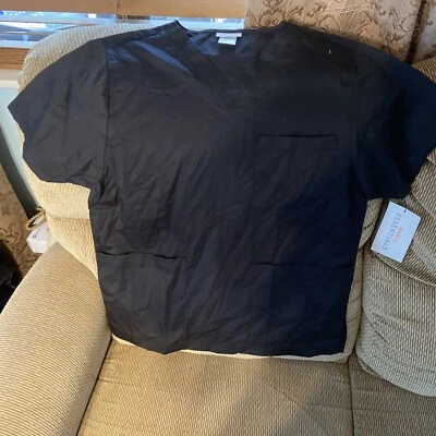 Blusa Médica Barco Essential Negra M Mediana Uniforme Foto 1 de 2