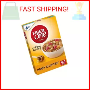 Fiber One Honey Clusters Breakfast Cereal, Fiber Cereal Made with Whole Grain, 1 - Picture 1 of 2