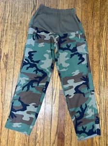 Pantalones de Maternidad Ejército Militar Bosque Camuflaje Talla 6 S Uniforme de Trabajo Utilitario - Imagen 1 de 5