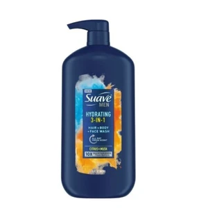 Men 3 in 1 Mens Body Wash, Hair, Face and Body Wash, Hydrating, Citrus & Musk, 3 - Picture 1 of 7