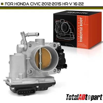 Cuerpo del acelerador de inyección de combustible con sensor TPS para Acura ILX Honda Civic 12-15 HR-V Foto 1 de 4