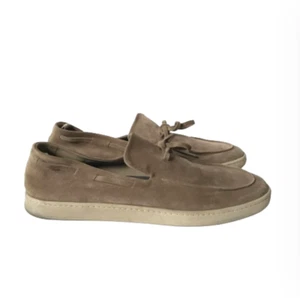 Officine Creative Suede Loafers Shoes Mens 46 US 13 Tan Suede Low Top Drivers - Picture 1 of 10
